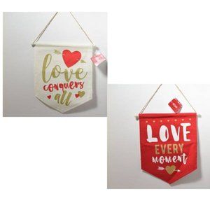 Love Conquers All & Love Every Moment Banner  New